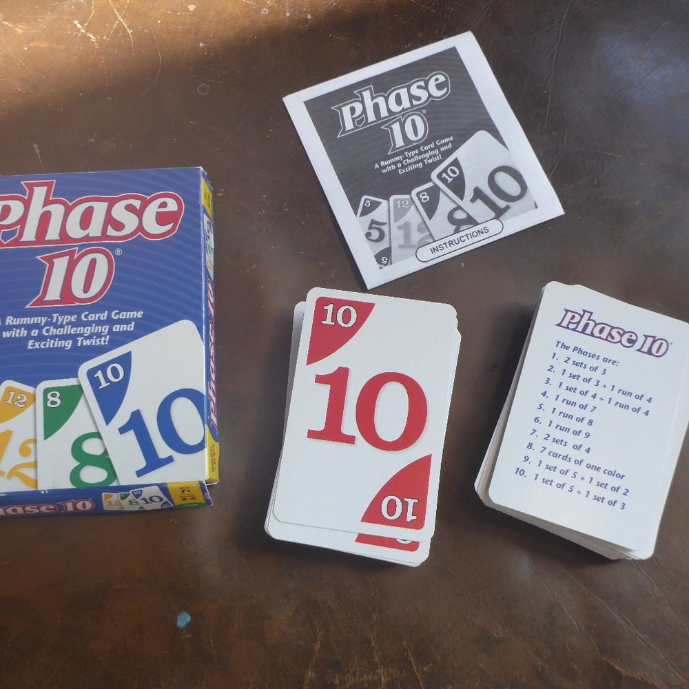 Phase 10 Rummy-Type Card Game From the Makers of UNO 2012